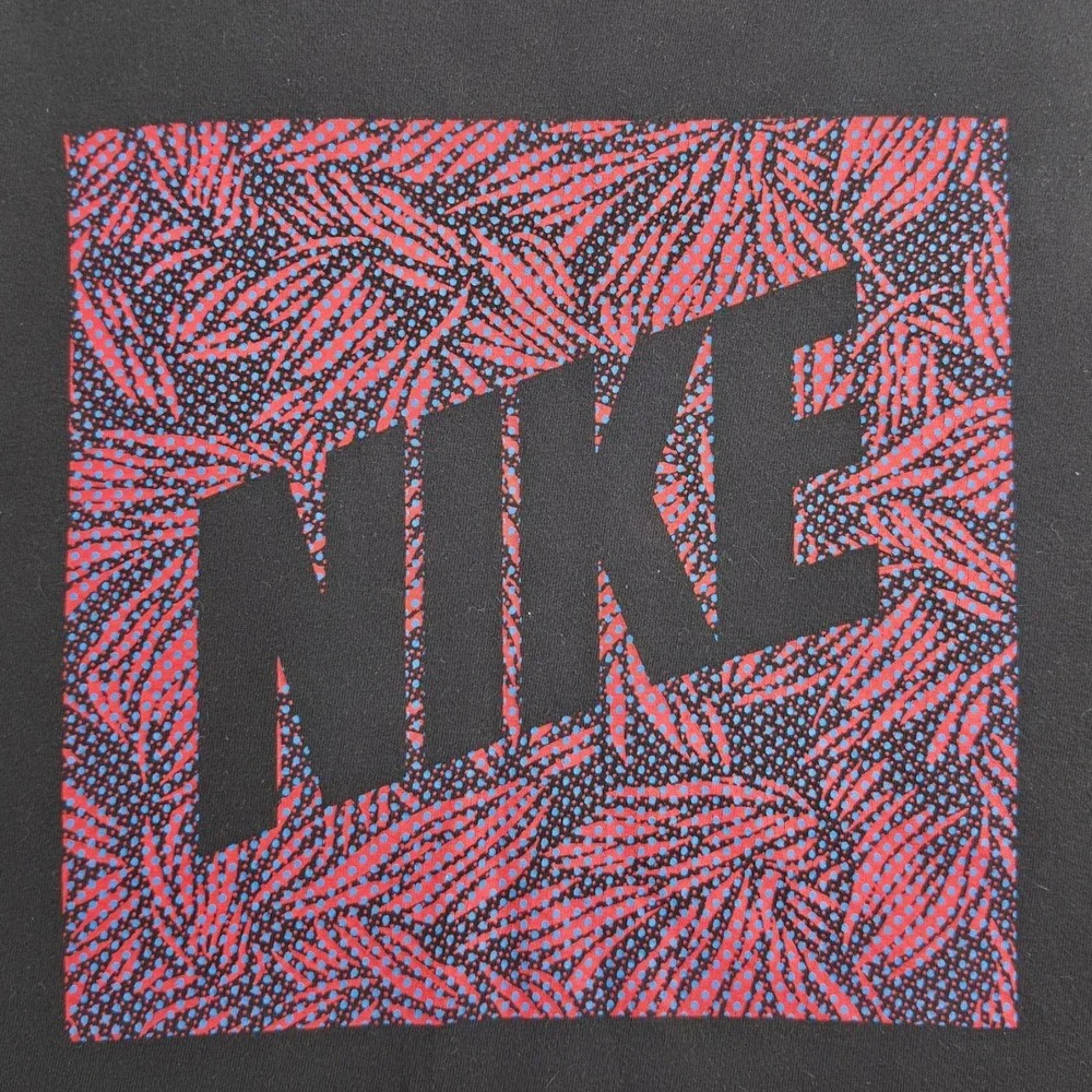 Nike The Nike Tee Graphic Tank Top Mens L Black Pink Logo Gym Athletic Fit 00s